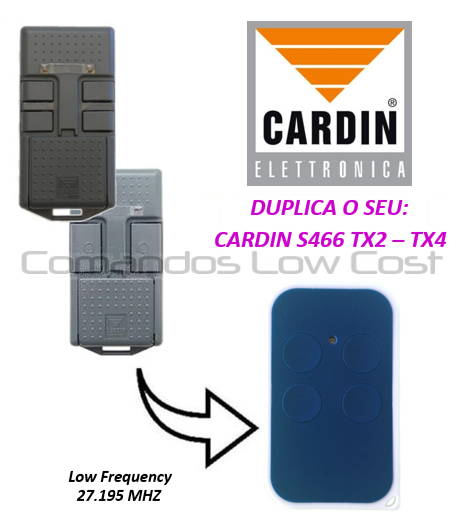 CARDIN S466 TX2-TX4 Compatível