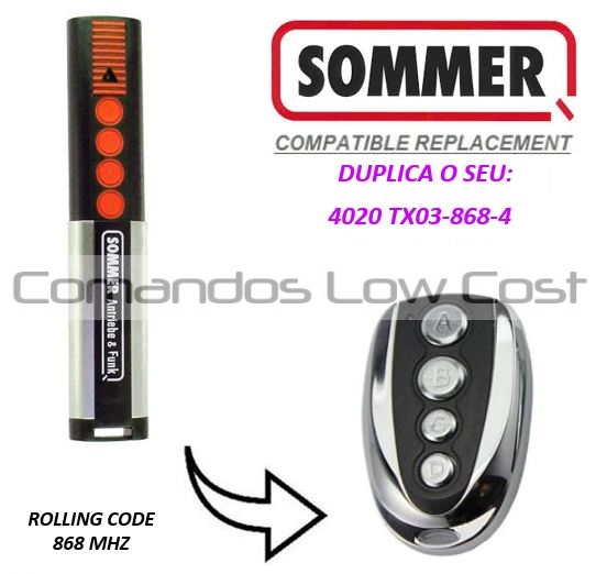 SOMMER 4020 TX03 Compatível